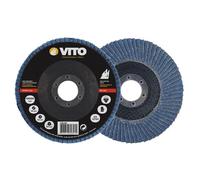 Disque à lamelle Diamètre 115 mm Alésage 22 5 mm G120 zirconium VITO