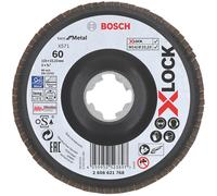 Bosch Disque à lamelles Bosch X-LOCK X571 Best for Métal diamètre 125 mm grain 60 Quantité:1