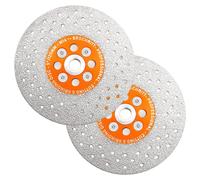Disque à meuler diamanté de 125 mm, double face, pour le granit et le marbre