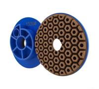 Disque à Polir pour Pierre 100mm Snail Lock, Meule d'Ébavurage pour granit | pour roue À Polir MarbreDisque Abrasif BétonMeule pour bord BiseautéVerrou Escargot 100mmPolissage pour granit