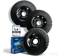 Disque à poncer pour bois, 115 mm, lot de 3, pour meuleuse d'angle