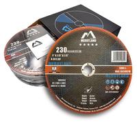 Disque à poncer pour meuleuse d'angle, 25 pièces, diamètre 230 x 3,0 mm, pour métal, acier, fer
