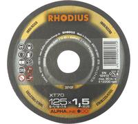 Disque à tronçonner acier 125x1,5x22mm - lot de 10 pcs RHODIUS - 14148