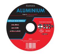 DISQUE A TRONCONNER ALU 125X1 PLAT