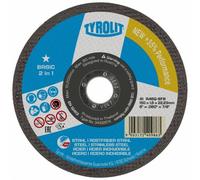 TYROLIT TYROLIT Disque de tronçonnage Basic* 2 en 1, ⌀ disque : 125 mm Quantité:1
