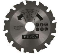 Tivoly XT50512004535 Lame de Scie, Gris