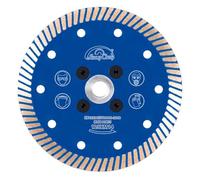 Disque à tronçonner diamanté 125 mm M14 pour meuleuse d'angle, disque diamant pour couper et poncer le carrelage, le grès cérame, le granit, le marbre et la pierre, disque à tronçonner fin de 1 mm