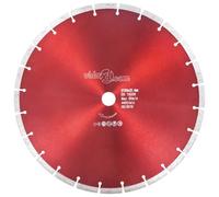 Disque à tronçonner diamanté 350 mm, lame de scie diamantée avec alésage de 25,4 mm pour béton, granit et brique, vitesse de coupe 80 m/s