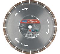 Disque à tronçonner diamanté 4x4 Explorer D.350mm alésage.20mm 3,2mm 12mm NORTON CLIPPER