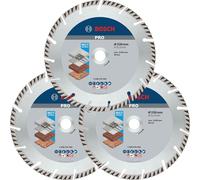 Disque à tronçonner diamanté Bosch PRO Multi Material 230 x 22,23 mm 3 pces ( 3x 2608615065 )