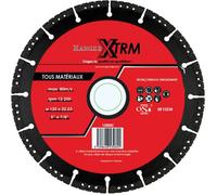 Disque à tronçonner diamanté multi-matériau - HANGER - D125 - Ø125 mm - Revêt. diamant 10 mm - Alésage 22,23