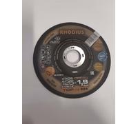 Disque à tronçonner et à ébarber acier/inox 125x1,9x22 - lot de 25 pcs RHODIUS - 14061
