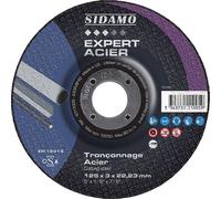 Disque à tronçonner EXPERT ACIER pour tronçonnage à sec des métaux ferreux et aciers de construction SIDAMO - 10111005
