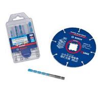 Disque à tronçonner Expert et coffret de 5 forets Expert Hex-9 - BOSCH - 061599765R