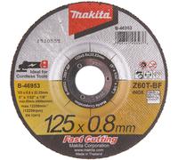 Disque à tronçonner, métal et inox, à moyeu déporté, D125 mm - MAKITA - B-46953