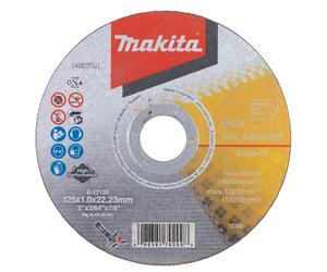 DISQUE A TRONCONNER METAL ET INOX A60U 125x1MM - MAKITA - E-17120