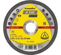 Disque à tronçonner plat KRONENFLEX A346 Extra 125 x 1,6 mm - KLINGSPOR - 340938 G
