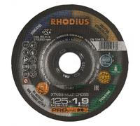 Disque à tronçonner RHODIUS Multimateriaux XTK69 - Ø125 mm x 1.9 x 22.2 mm - 211452