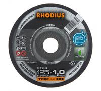Disque à tronçonner RHODIUS XT24 - Ø125 mm x 1.0 x 22.23 mm - Métaux non ferreux - 210451
