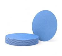 Disque Abrasif 180 mm Lot de 10 Disques Céramique Auto-Agrippants, Papier Abrasif en Maille Bleue Grain 100, Sans Poussière Pour le Ponçage et le Polissage du Bois, Des Murs et Des Sols