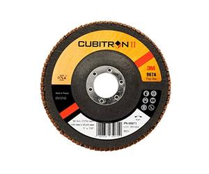 Disque abrasif à lamelles 3M Cubitron II 967A, 125x22 mm, Grain 80+, Bombé, 1 disque / boite