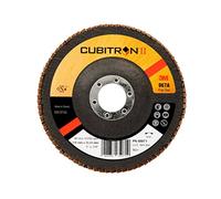 Disque abrasif à lamelles 3M Cubitron II 967A, 125x22 mm, Grain 80+, Plat, 1 disque / boite