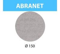 Mirka MIRKA Disque abrasif à velcro ABRANET, Ø 150 mm, grain 120 Quantité:1