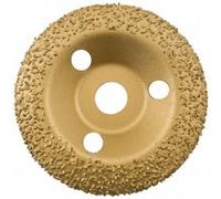 Disque abrasif au carbure de tungstène doré bombé EDMA Ø 125 mm - 92
