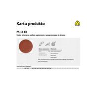 Disque abrasif auto-adhésif - KLINGSPOR - Granulation 100 - 150 mm - 50 pièces - Ponçage bois - Ponçage plastiques