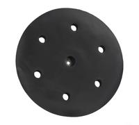 Disque abrasif CC-7228 215 mm avec plaque de support en aluminium et 6 trous pour systèmes de ponçage sans poussière utilisés sur les murs, les plaques de fer et les composants en bois