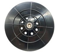 Disque abrasif de 225 mm de diamètre, avec 8 trous, à velours, pour ponceuse murale