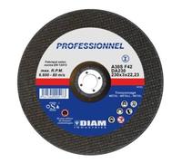 Disque abrasif diam.230 X 3.0 X 22.23 acier - DIAM INDUSTRIES - DA230/22