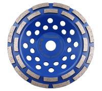 Disque abrasif diamanté, 180 mm x 22,23 mm, disque turbo pour le ponçage et le polissage du béton, de la pierre, de la maçonnerie, du granit et du marbre