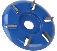Disque abrasif en acier à 6 dents pour meuleuse d'angle, travail du bois