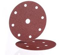 Disque abrasif HERMES papier épais auto-agrippant - Corindon - 8 trous +1-125-80 G
