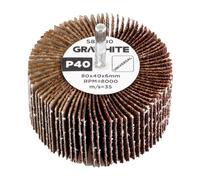 Disque abrasif lamellé 80x40x6mm P40 58T380