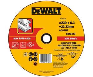 Disque abrasif métallique DeWalt High Performance - centre déporté - DT43919-QZ