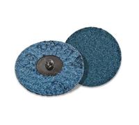 Disque abrasif non tissé 3M Scotch-Brite Roloc SC-DR, 50 mm, Grain A Très fin, Bleu, 50 par paquet