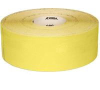 Disque abrasif P180 pour bois dur et massif, 93 mm x 50 m, jaune