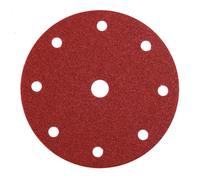 Disque abrasif perforé 9 trous auto-agrippant - 150 mm - GR100 - KP222 VSM