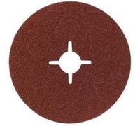 Bosch Disque abrasif sur fibres R444 Expert for Metal corindon 180 mm 22,23 mm grain 80