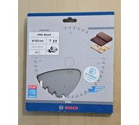 Bosch Lame de scie circulaire Standard pour bois 165×20×1,5 mm, 24 dents, 1 pièce