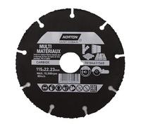Disque carbure Norton multi-matériaux Ø 115 x 22,23 mm - Nombre de segment 9