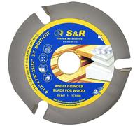 Disque de coupe 115 et 125. Lame de scie circulaire à dents en carbure de tungstène (TCT) avec 3 dents, pour le bois, le plastique et le plâtre