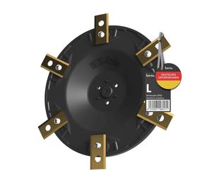 Disque de coupe amélioré beos® Premium pour robot tondeuse, pour 6 lames - Worx Landroid L (à partir de 2020) - disque de coupe renforcé de fibre de verre, Ø 170 mm - hexagonal