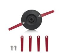 Disque de Coupe avec Lames de Rechange en Metal pour Coupe Bordure, Yanghad Lame en Métal et Disque de Coupe pour Coupe-Bordures Sans Fil (Rouge)
