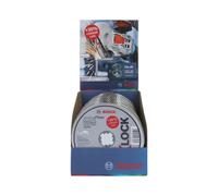 Disque de coupe Bosch Standard for Inox X-LOCK 2-608-619-266 Ø115mm x 1mm alésage 22.22mm pour meuleuse d'angle, compatible inox, lot de 10