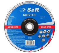 Disque de coupe de 230 mm pour métaux, acier inoxydable, oxyde d'aluminium, boîte de 25 pièces