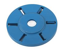 Disque de coupe de bois,Disques de Meulage pour Façonner Meuler et Couper,6 Dents Tronçonneuse Fraise Outils De Lame De Travail(Arc blade)