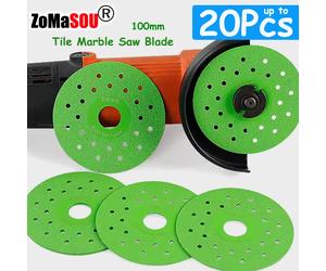 Disque de coupe de carrelage de 4 pouces, lame de scie en diamant Super fine pour porcelaine, céramique, verre, granit, Jade, disque de meule, 1 à 20 pièces 100x20mm(10pcs)